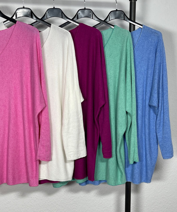 Pullover gerippt verschiedene Farben Artikel 3266